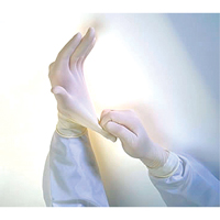 QRP Qualatex&reg; Miracle Grip Examination Gloves, Medium, Latex, 6-mil, Powder-Free, White CSL Industriel Inc.