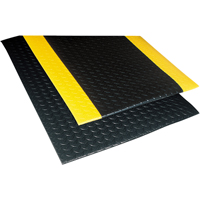 No. 419 Sof-Tred with Dyna-Shield Mats, Diamond, 4' x 60' x 1/2", Black/Yellow, PVC CSL Industriel Inc.