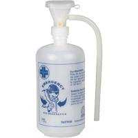 Bouteille pour douche oculaire avec coquille oculaire, Bouteille Vide, 32 oz CSL Industriel Inc.