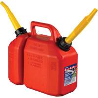 Combo jerrican essence/huile, 2,17 gal. US/8,25 L, Rouge, Conformes aux normes CSA/ULC CSL Industriel Inc.