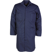 100% Cotton Shop Coats, Cotton, Size 34, Navy Blue CSL Industriel Inc.