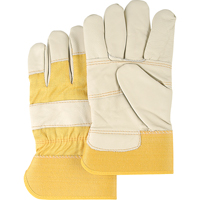 Gants en cuir de mobilier, Grand, Paume en Cuir fleur de vache, Doublure en Coton CSL Industriel Inc.