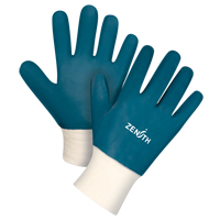 Gants &agrave; poignet en tricot de poids lourd, 10/T-Grand, R&ecirc;vetement Nitrile, Enveloppe en Coton CSL Industriel Inc.