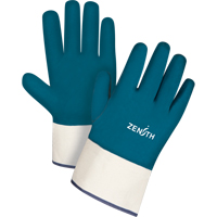Gants &agrave; poignet de s&eacute;curit&eacute; de poids lourd, 11/2T-Grand, R&ecirc;vetement Nitrile, Enveloppe en Coton CSL Industriel Inc.