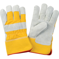 Premium Winter-Lined Fitters Gloves, Large, Split Cowhide Palm, Foam Fleece Inner Lining CSL Industriel Inc.