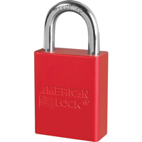 American Lock&reg; Safety Padlock, Red, Keyed Alike, Aluminum, 1-1/2" Width CSL Industriel Inc.
