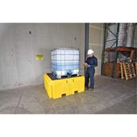 IBC Spill Pallet Plus&reg; Without Drain, 365 US gal. Spill Capacity, 62" x 62" x 28" CSL Industriel Inc.