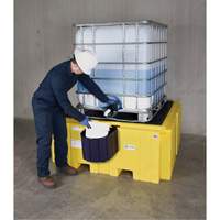 IBC Spill Pallet Plus&reg; Without Drain, 365 US gal. Spill Capacity, 62" x 62" x 28" CSL Industriel Inc.