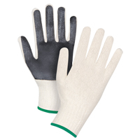 Gants en tricot &agrave; paume enduite, Poly/coton, Un c&ocirc;t&eacute;, Calibre 7, Moyen CSL Industriel Inc.