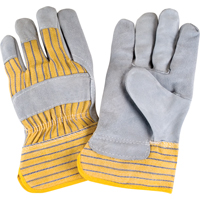 Gants d'ajusteur rugueux de premi&egrave;re qualit&eacute;, Grand, Paume en Cuir de vache refendu, Doublure en Coton CSL Industriel Inc.