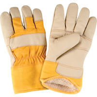 Gants d'ajusteur doubl&eacute;s pour l'hiver d'usage standard, T-Grand, Paume en Cuir fleur de vache, Doublure en Boa CSL Industriel Inc.