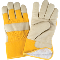 Gants d'ajusteur doubl&eacute;s pour l'hiver, Grand, Paume en Cuir fleur de porc, Doublure en Boa CSL Industriel Inc.