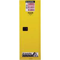 Armoire de s&eacute;curit&eacute; pour produits inflammables EX Slimline Sure-Grip , 22 gal., 1 Porte(s), 23,25" La x 65" h x 18" p CSL Industriel Inc.