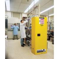 Armoire de s&eacute;curit&eacute; pour produits inflammables EX Slimline Sure-Grip , 22 gal., 1 Porte(s), 23,25" La x 65" h x 18" p CSL Industriel Inc.