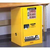 Armoire de s&eacute;curit&eacute; compacte pour produits inflammables EX Sure-Grip, 12 gal., 1 Porte(s), 23,25" La x 35" h x 18" p CSL Industriel Inc.
