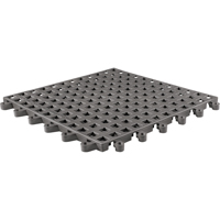 ErgoDeck&reg; General Purpose No. 564 Matting, PVC, 1-1/2' W x 1-1/2' L, 7/8" Thick, Charcoal CSL Industriel Inc.