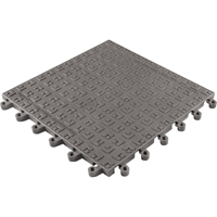 ErgoDeck&reg; Soft No. 566 Matting, PVC, 1-1/2' W x 1-1/2' L, 7/8" Thick, Charcoal CSL Industriel Inc.