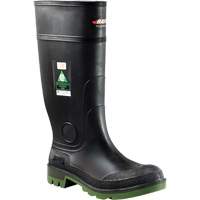 Bottes industrielles tout temps Enduro, Caoutchouc, Embout Acier, Pointure 8, Semelle R&eacute;sistant aux perforations CSL Industriel Inc.