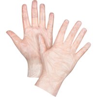 Gants jetables &eacute;conomiques, Petit, Poly&eacute;thyl&egrave;ne, 1 mil, Sans poudre, Transparent CSL Industriel Inc.