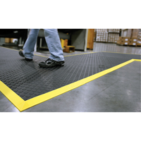 Rejuvenator Connect No. 502 Matting, Polyurethane, 3' W x 3' L, 5/8" Thick, Black CSL Industriel Inc.