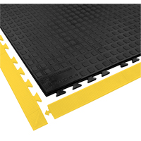Rejuvenator Connect No. 502 Matting, Polyurethane, 3' W x 3' L, 5/8" Thick, Black CSL Industriel Inc.
