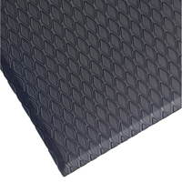 Tapis Cushion Select, Losange, 2' x 3' x 5/8", Charbon, Nitrile/PVC CSL Industriel Inc.