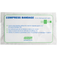 Compress Bandages, Crepe Tails, Cut to Size L x 4-1/2" W CSL Industriel Inc.