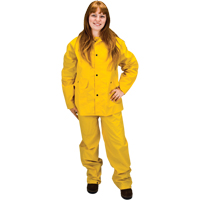 V&ecirc;tements imperm&eacute;ables RZ100, Polyester/PVC, Petit, Jaune CSL Industriel Inc.