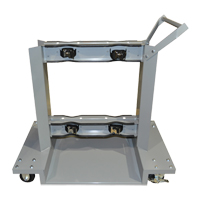 Mobile Cylinder Supports, Polyolefin Wheels, 24" W x 40" L Base, 1600 lbs. CSL Industriel Inc.