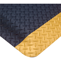 Tapis Smart No 497, Losange, 3' x 75' x 1", Noir/Jaune, PVC CSL Industriel Inc.