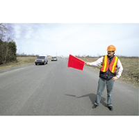 Traffic Safety Flags, Vinyl, With Handle CSL Industriel Inc.