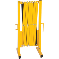 Expandable Barrier, 37" H x 11' L, Black/Yellow CSL Industriel Inc.