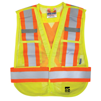 Veste d&eacute;tachable Open Road, Jaune lime haute visibilit&eacute;, Polyester CSL Industriel Inc.