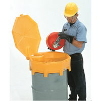 Entonnoir avec couvercle pour baril Global Ultra-Drum Funnel, 5 gal. CSL Industriel Inc.