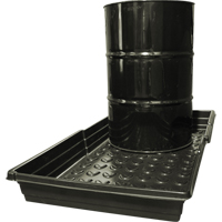 Planchers pour barils, 30,5" lo x 57" la x 6" h, Cap. de d&eacute;versement 33 gal. US CSL Industriel Inc.