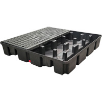 Nestable Spill Pallet Without Drain, 66 US gal. Spill Capacity, 49" x 49" x 10.5" CSL Industriel Inc.