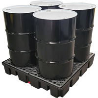 Nestable Spill Pallet Without Drain, 66 US gal. Spill Capacity, 49" x 49" x 10.5" CSL Industriel Inc.