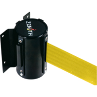 Wall Mount Barrier, Steel, Screw Mount, 12', Yellow Tape CSL Industriel Inc.