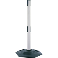 Dual Line Heavy Duty Receiver Post, 38" High, White CSL Industriel Inc.