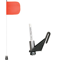 Tiges de s&eacute;curit&eacute; pour travaux l&eacute;gers Safety Whip, Fixation Fen&ecirc;tre, Hauteur 5', Orange CSL Industriel Inc.