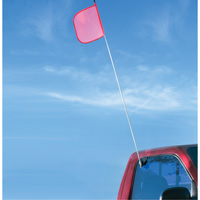 Tiges de s&eacute;curit&eacute; pour travaux l&eacute;gers Safety Whip, Fixation Fen&ecirc;tre, Hauteur 5', Orange CSL Industriel Inc.
