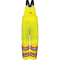 Hi-Vis FR/PU Safety Rain Bib Pants, 4X-Large CSL Industriel Inc.