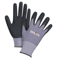 Gants ZX-1 de premi&egrave;re qualit&eacute; compatibles avec les &eacute;crans tactiles, 10/T-Grand, R&ecirc;vetement Nitrile/Mousse de nitrile, Calibre 15, Enveloppe en Nylon CSL Industriel Inc.
