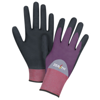 Gants enduits de premi&egrave;re qualit&eacute; ZX-2, 10/T-Grand, R&ecirc;vetement Nitrile/Mousse de nitrile, Calibre 18, Enveloppe en Nylon CSL Industriel Inc.