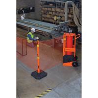 Zone de s&eacute;curit&eacute; portative , 100' lo, Acier, Orange CSL Industriel Inc.