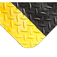 Smart Mats No.497, Diamond, 4' x 10' x 1", Black/Yellow, PVC/Urethane CSL Industriel Inc.
