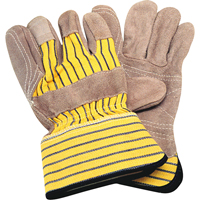 Double-Palm Fitters Gloves, Large, Split Cowhide Palm, Cotton Inner Lining CSL Industriel Inc.