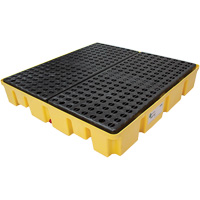 Palette de d&eacute;versements Poly-Slim-Line sans drain, Capacit&eacute; de d&eacute;versement 66 gal. US, 49" x 49" x 8,75" CSL Industriel Inc.