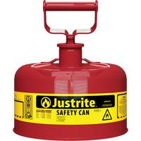 Bidons s&eacute;curitaires, Type I, Acier, 1 gal. US, Rouge, Homologu&eacute; FM/List&eacute; UL/ULC CSL Industriel Inc.