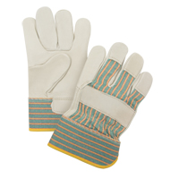 Gants pour ajusteur r&eacute;sistant &agrave; l'abrasion, Moyen, Paume en Cuir fleur de vache CSL Industriel Inc.